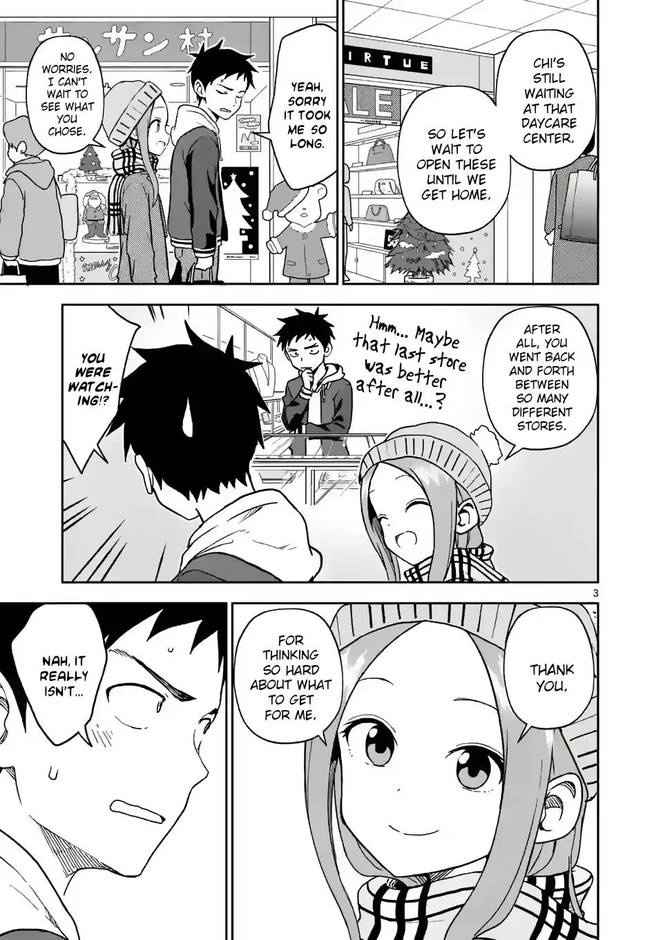 Karakai Jouzu no (Moto) Takagi-san Chapter 166 3